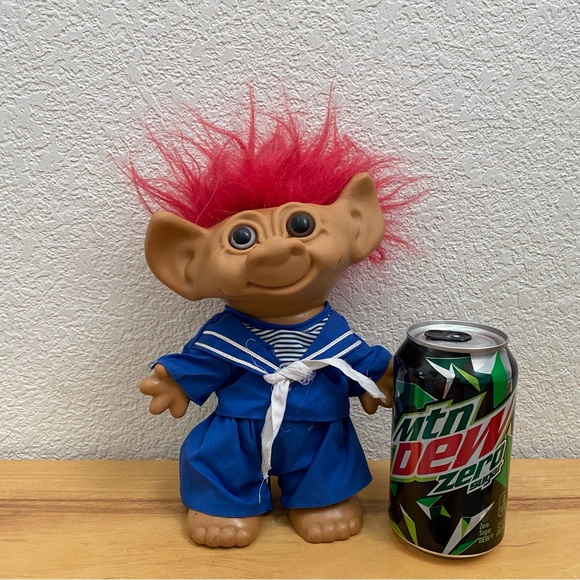 Vintage UNEEDA 8” Sailor Troll Doll - Picture 2 of 12